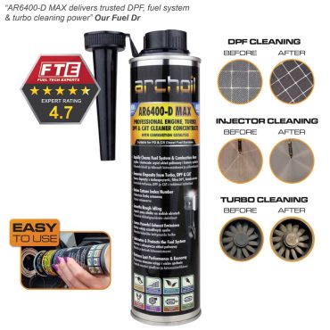 Archoil AR6400-D MAX Professional Diesel Engine, Turbo, DPF & CAT Cleaner Concentrate